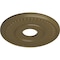 Ekena Millwork Berkshire Ceiling Medallion (Fits Canopies up to 7"), 15 3/4"OD x 3 7/8"ID x 3/4"P, Mississippi Mud CM15BEMMF - alternate 3